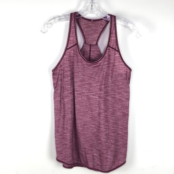 Lululemon Racerback Tank heather burgundy - Picture 1 of 5